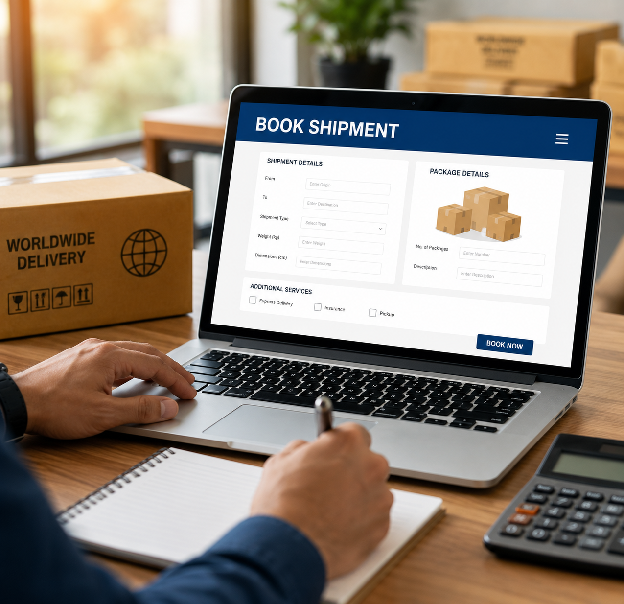 Book Shipment
